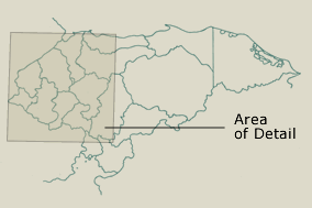 Highlands of western and southwestern Honduras Regional Map